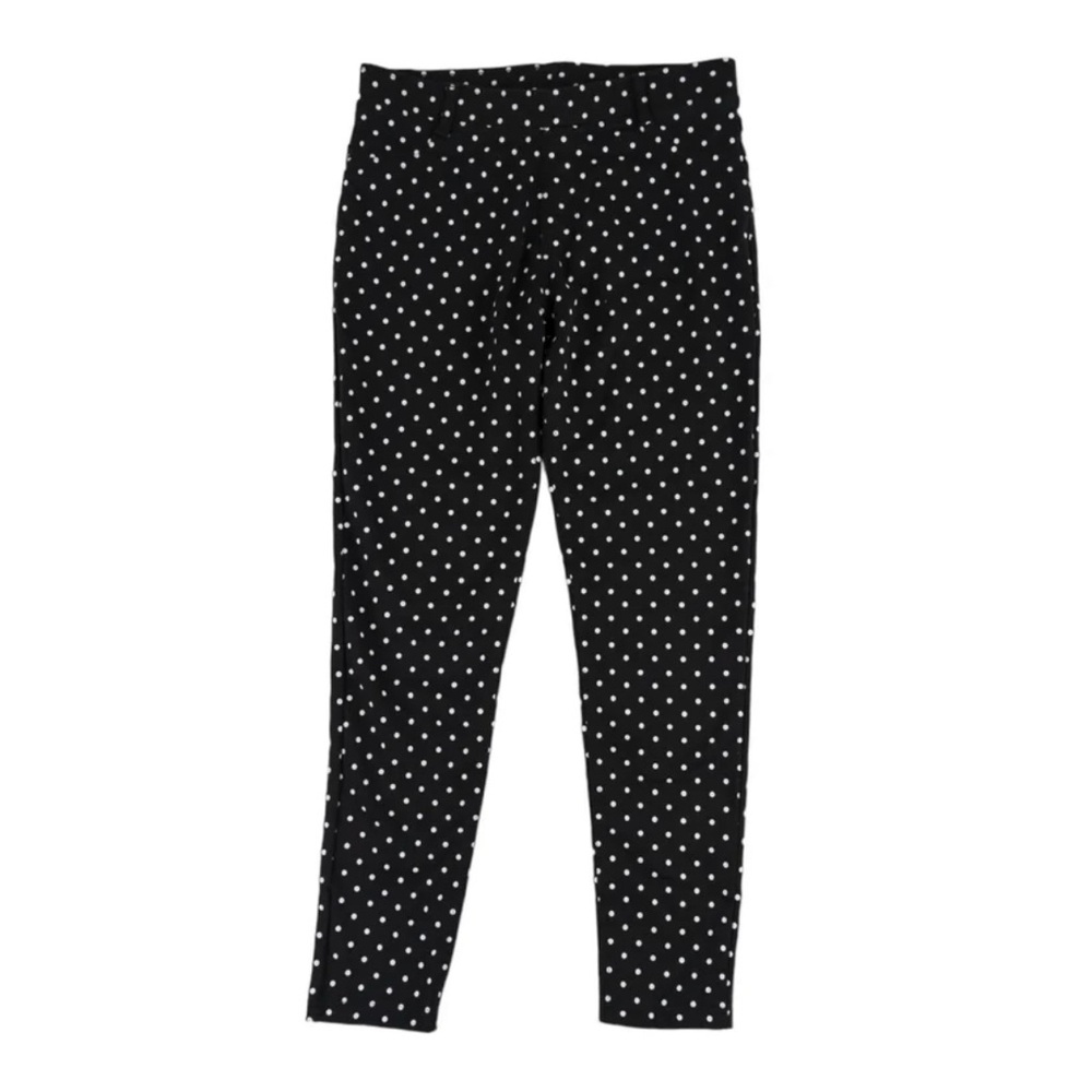JOE FRESH BLACK & WHITE POLKA DOT LEGGINGS 18”-21.5” WAIST